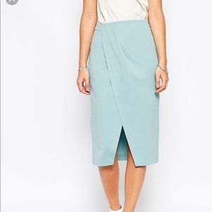 ASOS Faux Wrap Skirt